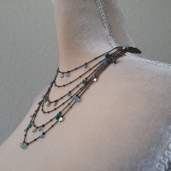 Liz Palacios Beaded Necklace - Picture 1 of 8